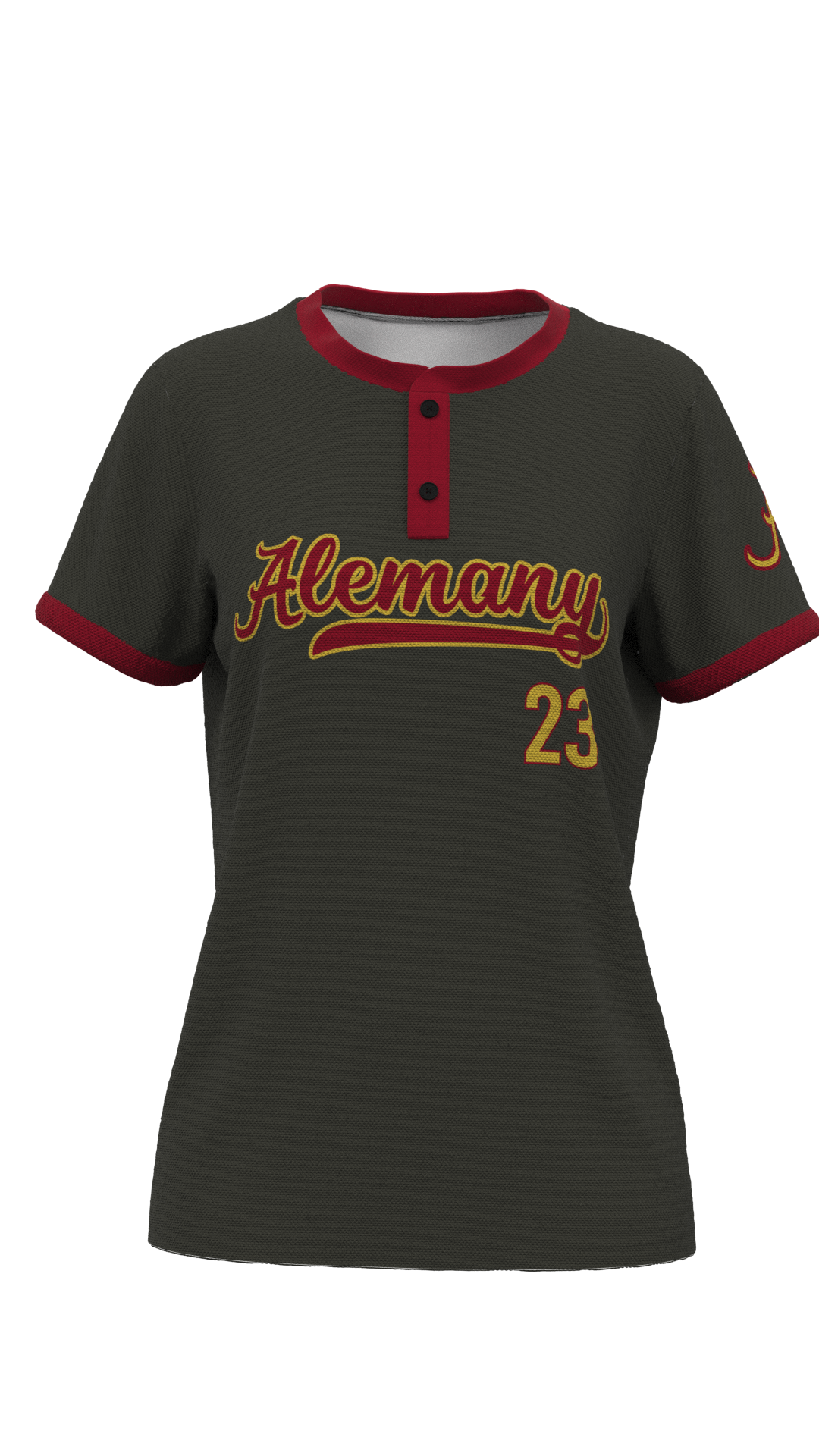 Alemany Softball Full Sublimation(Charcoal)